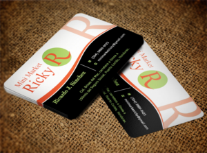 Business Card Design by Lanka Ama for Mini Market Ricky | Design: #8412901