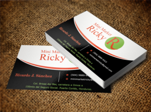 Business Card Design by Lanka Ama for Mini Market Ricky | Design: #8412903