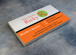 Business Card Design by Lanka Ama for Mini Market Ricky | Design: #8412904