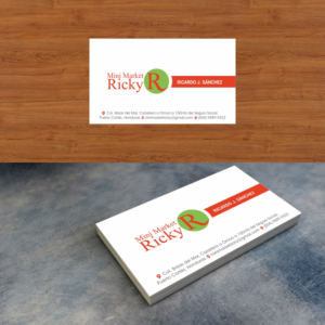 Diseño de Tarjeta de Presentación por creativeride para Mini Market Ricky | Diseño #8420147