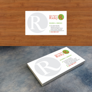 Business Card Design by creativeride for Mini Market Ricky | Design: #8420151