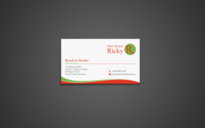 Design de Carte de Visite par chandrayaan.creative pour Mini Market Ricky | Design : #8415249