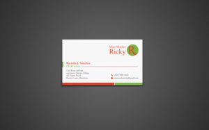 Design de Carte de Visite par chandrayaan.creative pour Mini Market Ricky | Design : #8415251