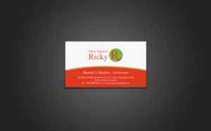 Design de Carte de Visite par chandrayaan.creative pour Mini Market Ricky | Design : #8415272