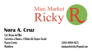 Business Card Design by nancyottenbreit for Mini Market Ricky | Design: #8409338
