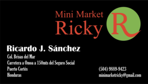 Business Card Design by nancyottenbreit for Mini Market Ricky | Design: #8409340