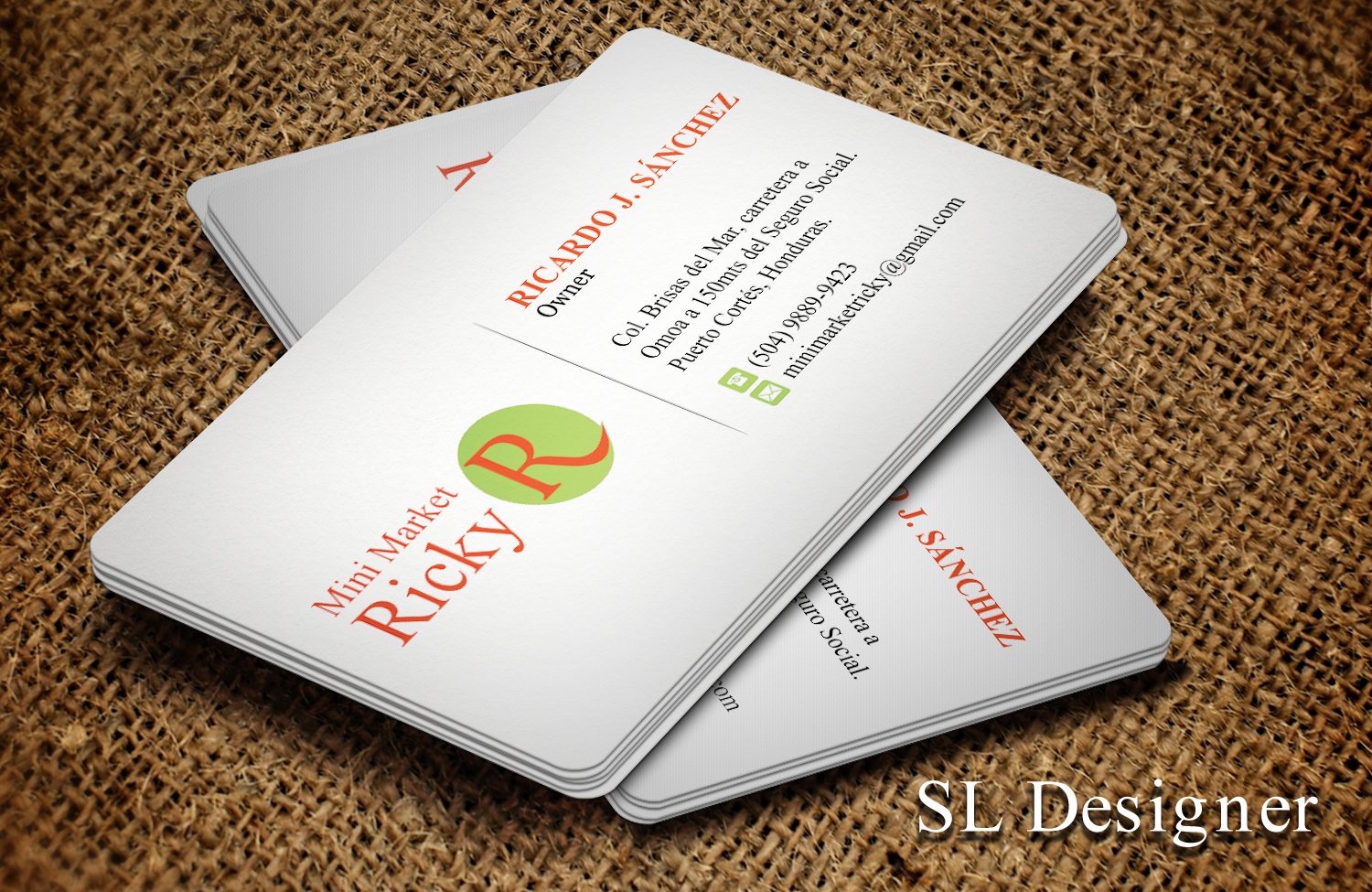 Diseño de Tarjeta de Presentación por SL Designer para Mini Market Ricky | Diseño #8410058