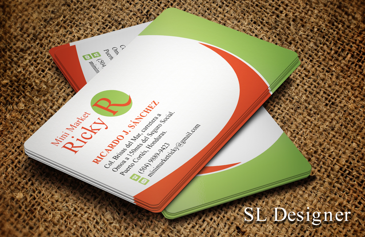 Diseño de Tarjeta de Presentación por SL Designer para Mini Market Ricky | Diseño #8410086