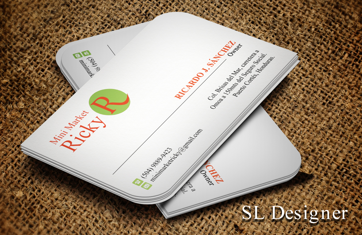 Diseño de Tarjeta de Presentación por SL Designer para Mini Market Ricky | Diseño #8410088