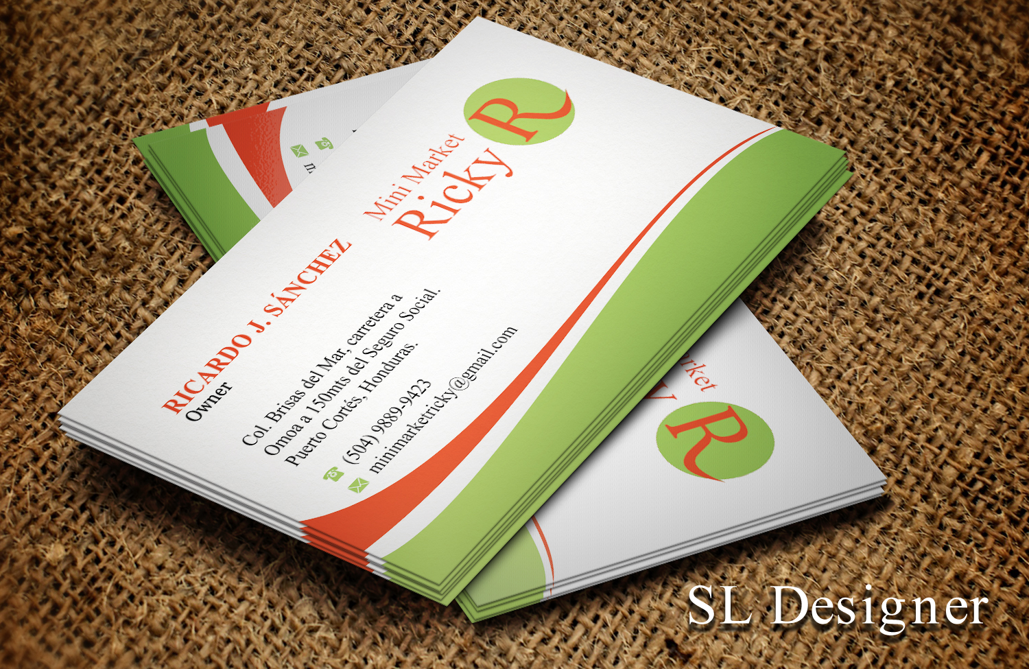 Diseño de Tarjeta de Presentación por SL Designer para Mini Market Ricky | Diseño #8410095