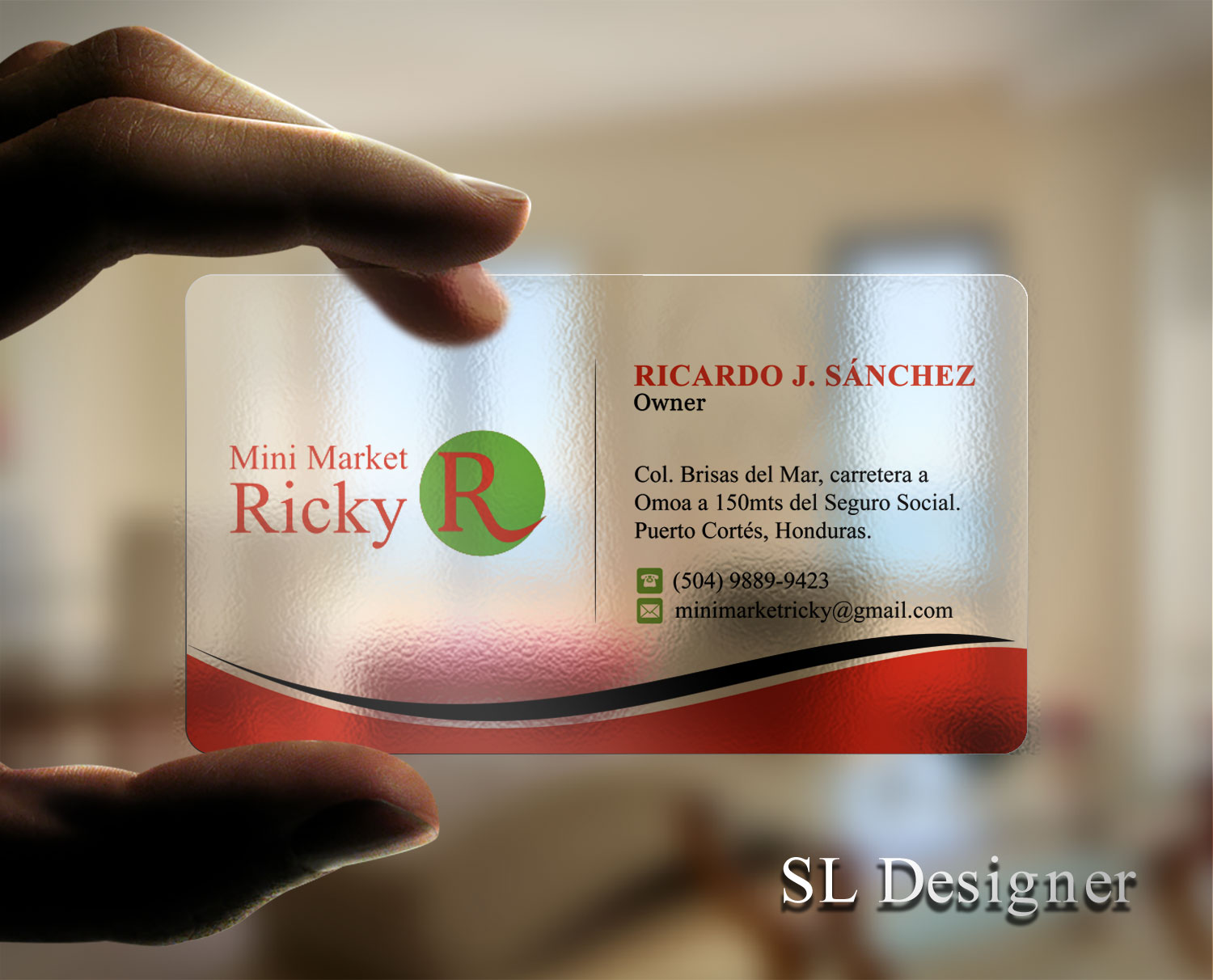 Diseño de Tarjeta de Presentación por SL Designer para Mini Market Ricky | Diseño #8410104
