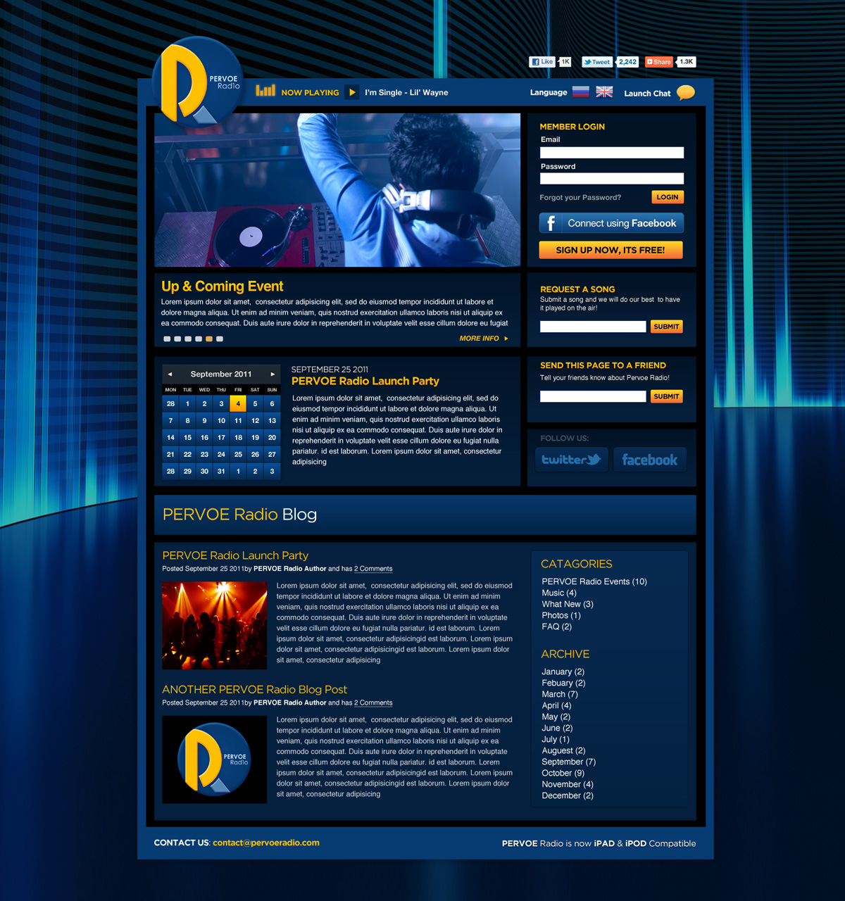 Web Design by Robert Marks for this project | Design #427144