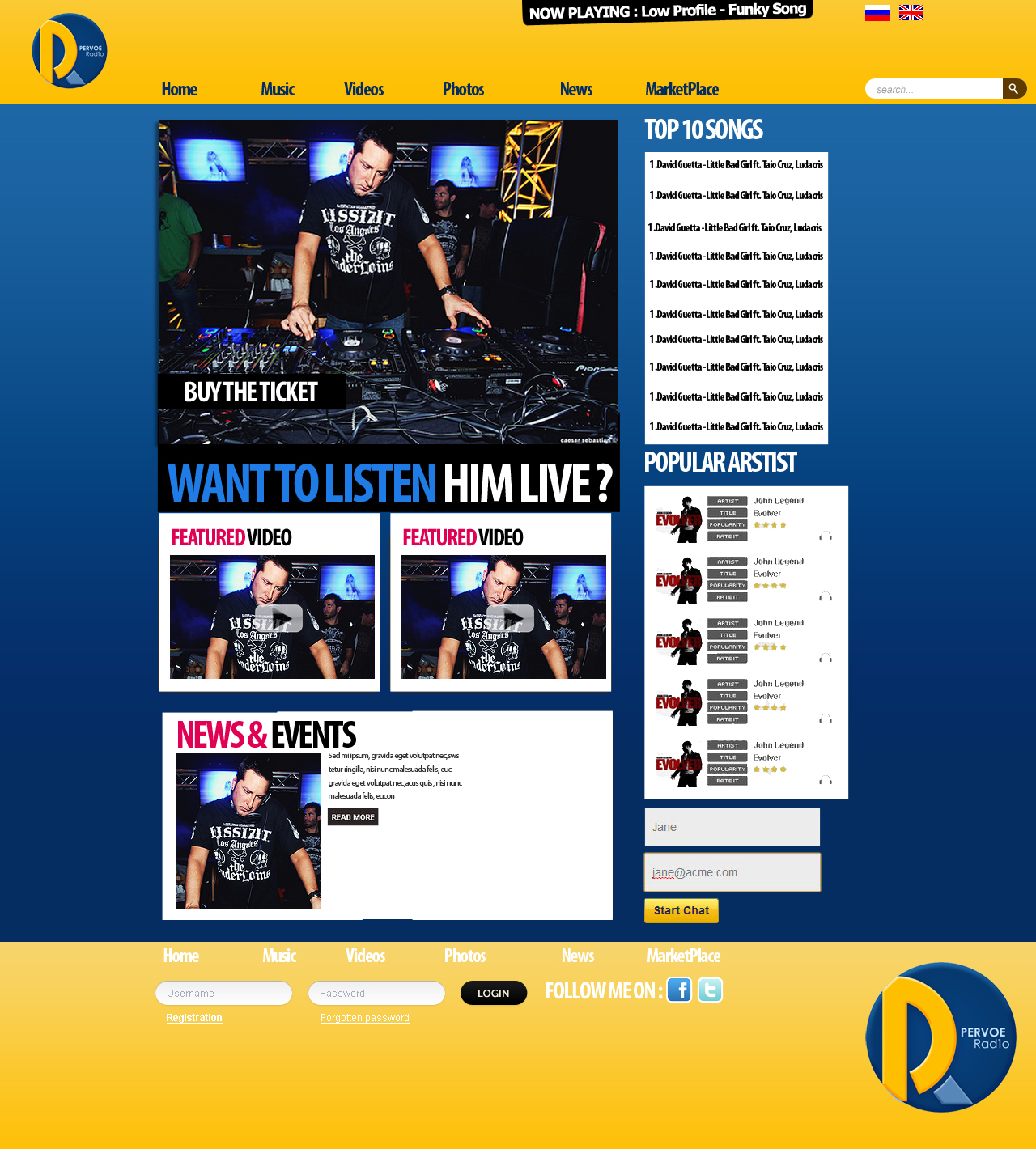 Web Design by Aleksandar Nikcevic  for this project | Design #415228