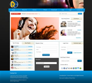 Web Design by pb for this project | Design: #424023