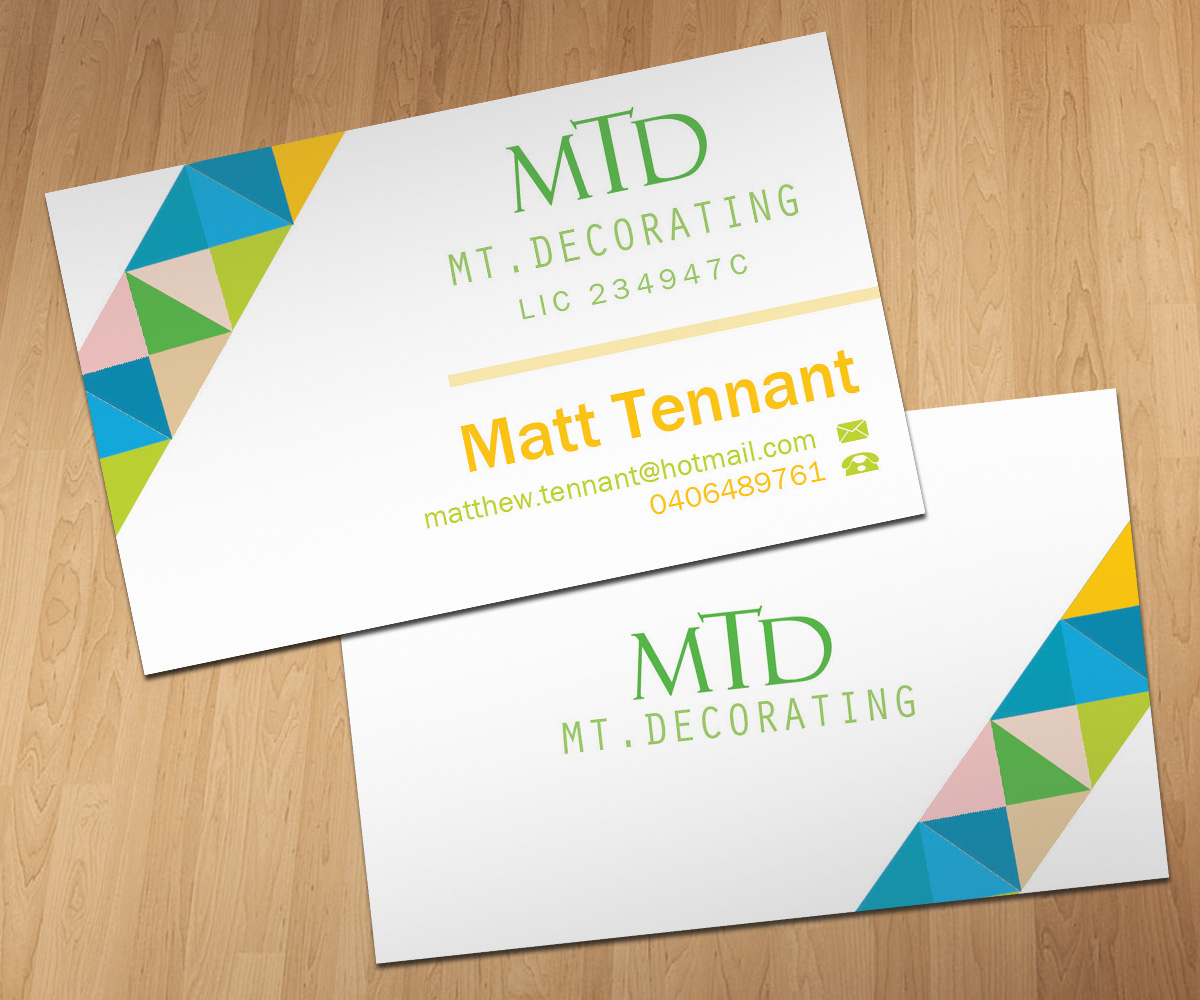 Business Card Design by Danny Augustinus, S.Des for this project | Design #1990848