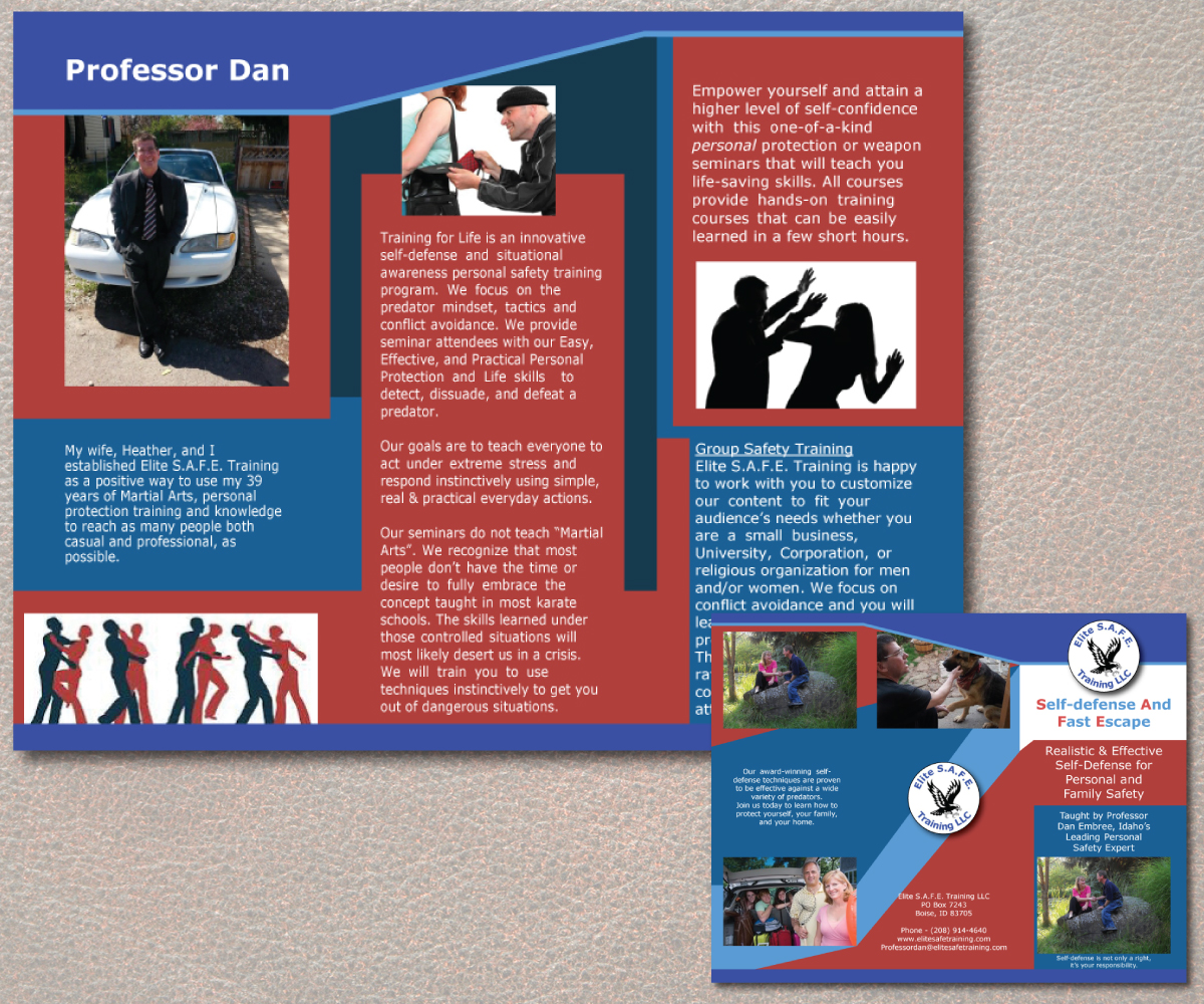 Flyer Design by M.Pirs for Elite S.A.F.E. Training LLC | Design #8455221