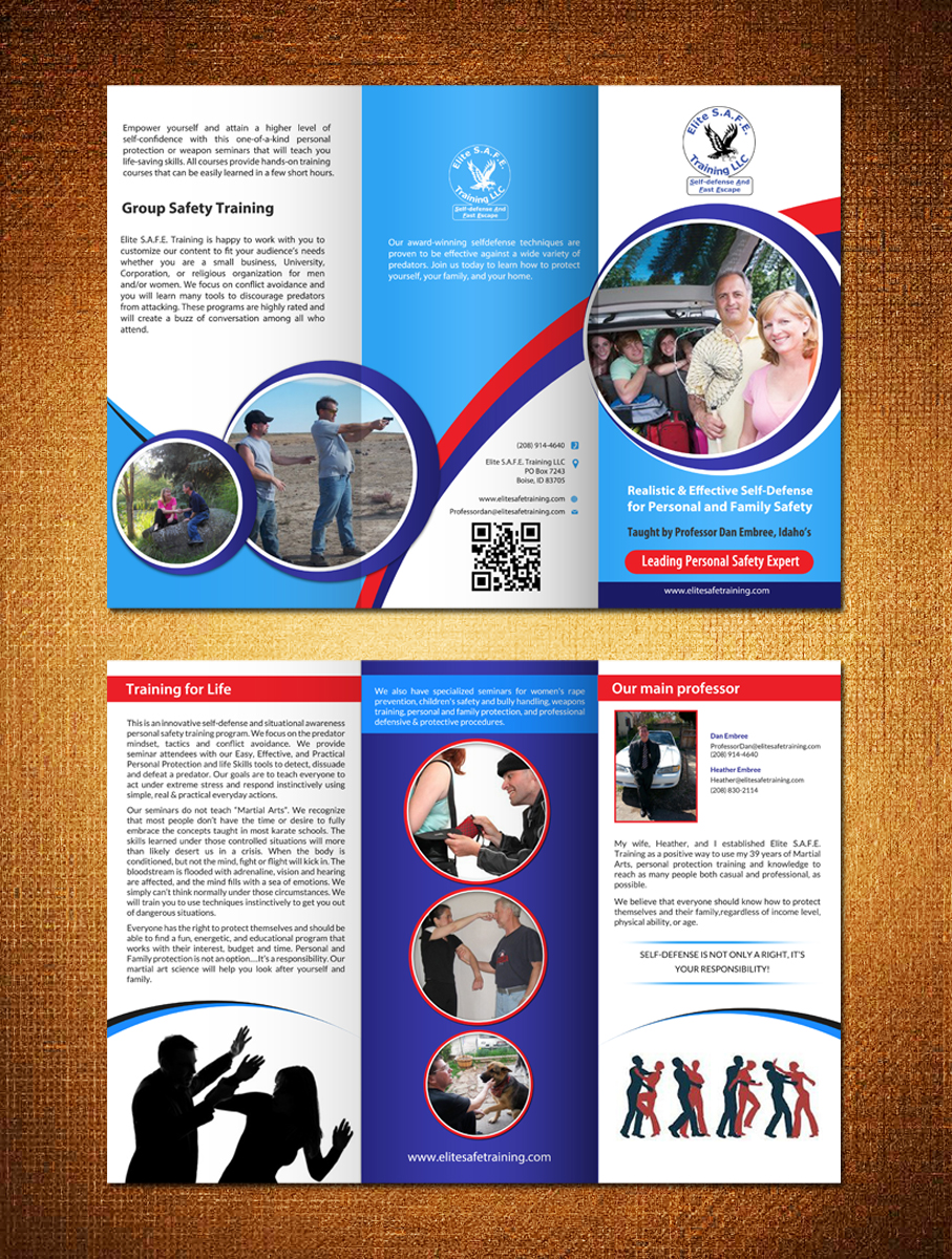 Flyer Design by debdesign for Elite S.A.F.E. Training LLC | Design #8530035