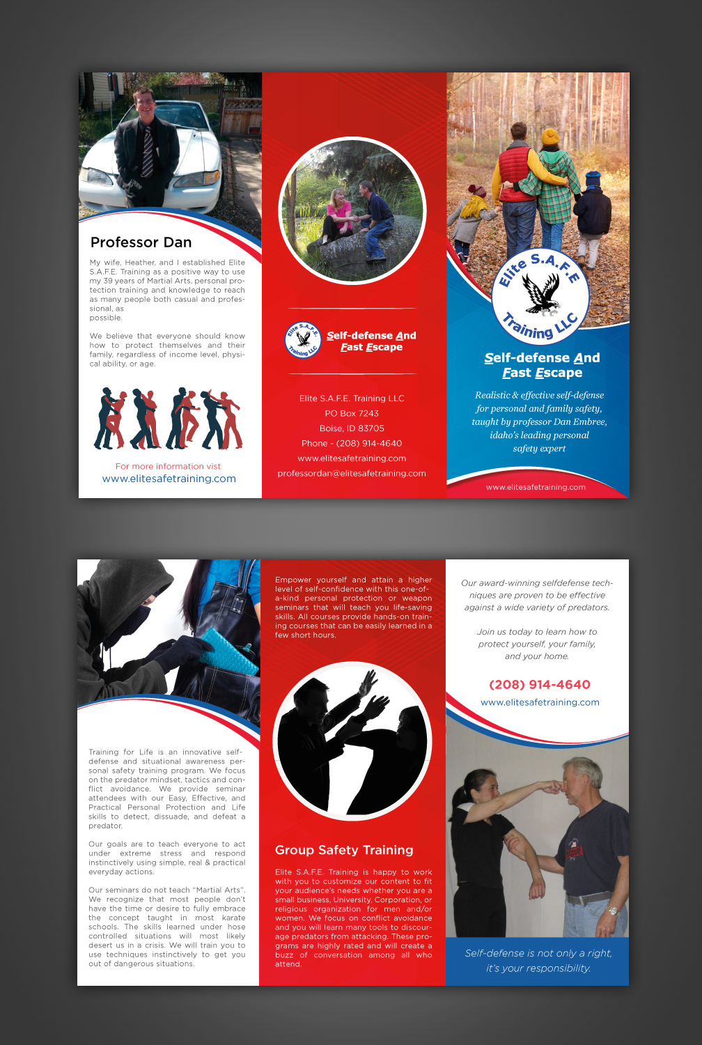 Flyer Design by pivotaldesign.biz for Elite S.A.F.E. Training LLC | Design #8459631