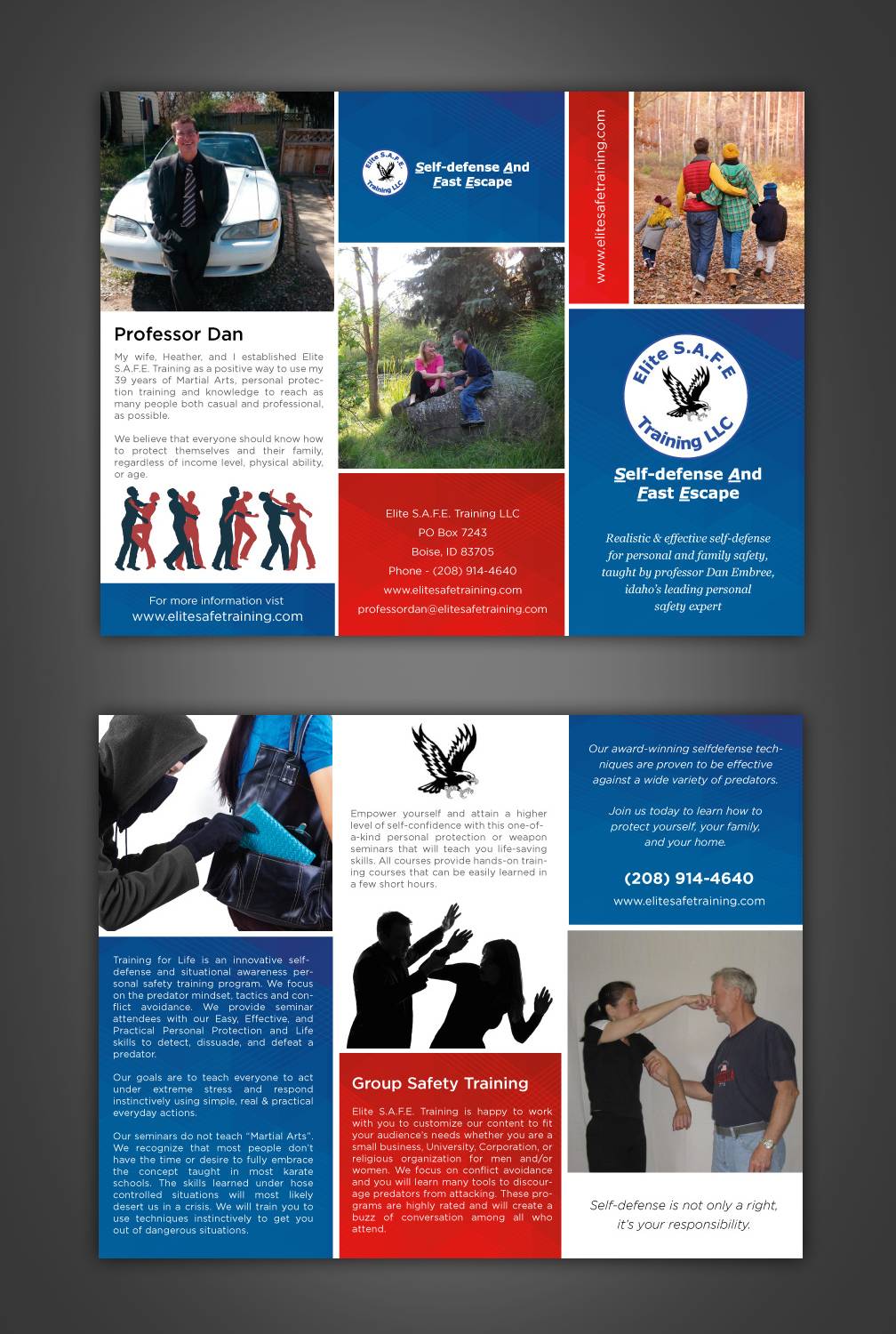 Flyer Design by pivotaldesign.biz for Elite S.A.F.E. Training LLC | Design #8459634