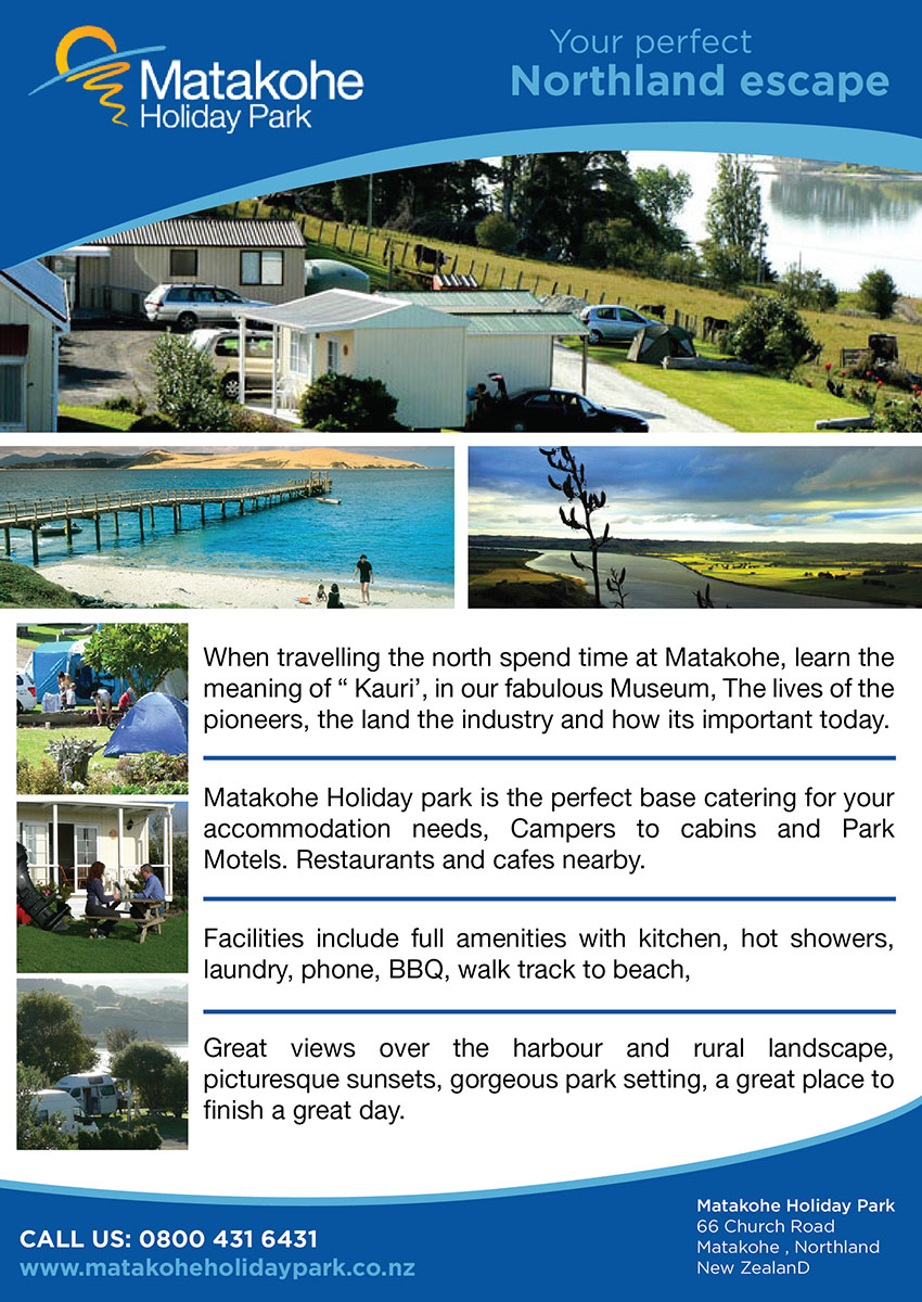 Flyer Design by mcky//design for matakohe holiday park | Design #8447529