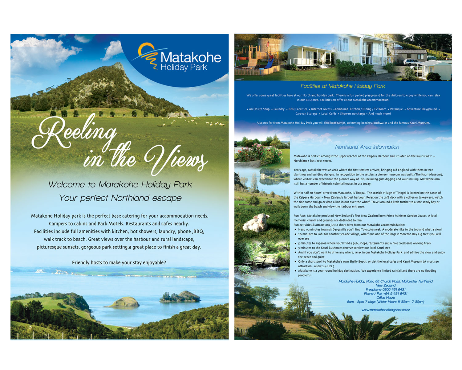 Diseño de Flyer por ordelya.nicole para matakohe holiday park | Diseño #8455696
