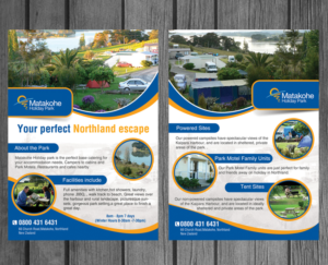 Diseño de Flyer por debdesign para matakohe holiday park | Diseño: #8446323