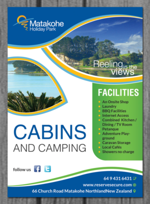 Diseño de Flyer por creative.bugs para matakohe holiday park | Diseño: #8448268