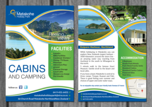 Diseño de Flyer por creative.bugs para matakohe holiday park | Diseño: #8466573