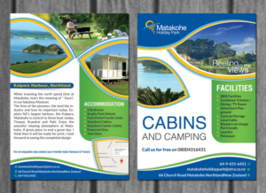 Diseño de Flyer por creative.bugs para matakohe holiday park | Diseño: #8478947