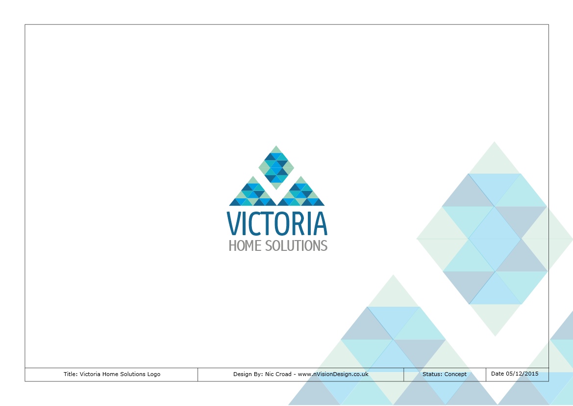 Logo Design by nvisiondesign.co.uk for Victoria Home Solutions | Design #8429147
