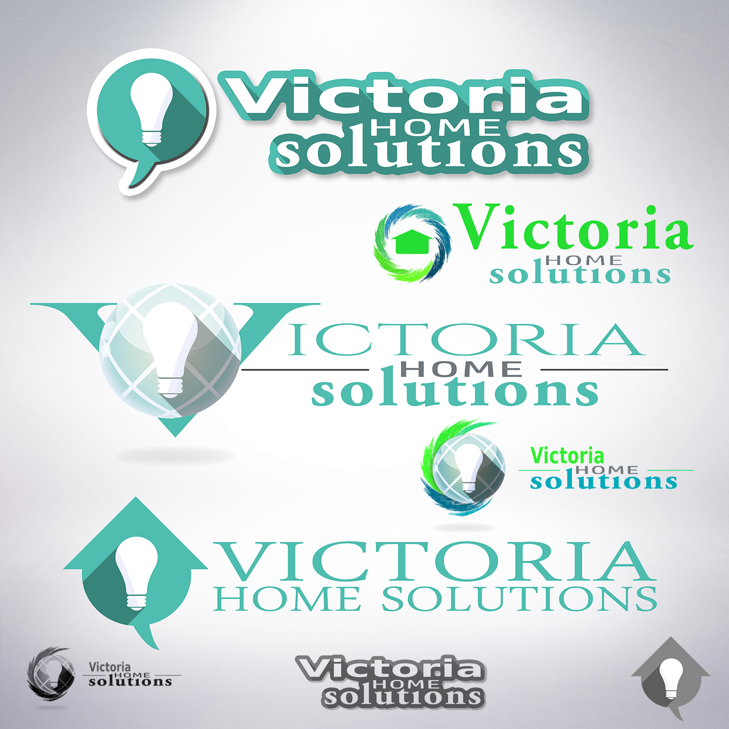 Logo Design by Light Hand Design for Victoria Home Solutions | Design #8443534