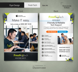 Flyer Design by danstudio for Fresh Tech Ltd | Design: #8476455