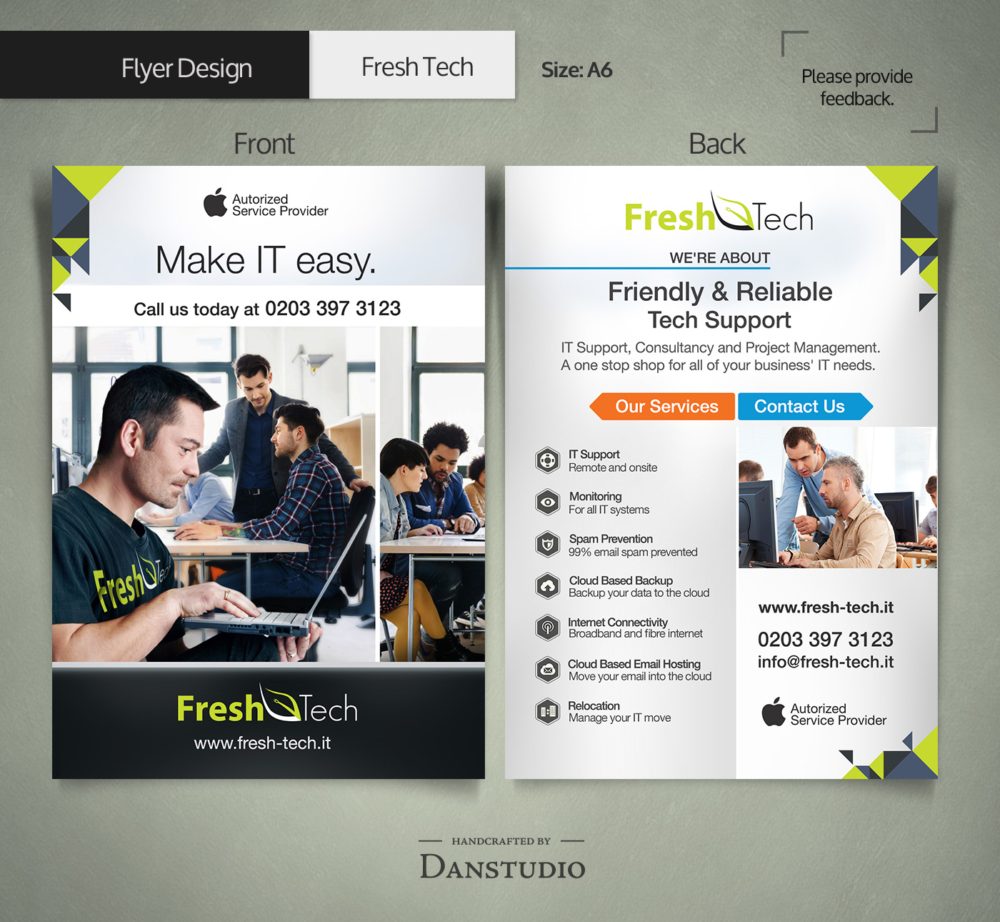 Flyer Design by danstudio for Fresh Tech Ltd | Design #8521441