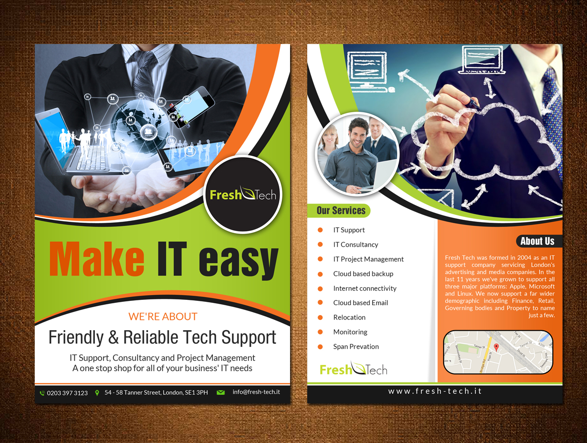 Flyer Design by debdesign for Fresh Tech Ltd | Design #8448049