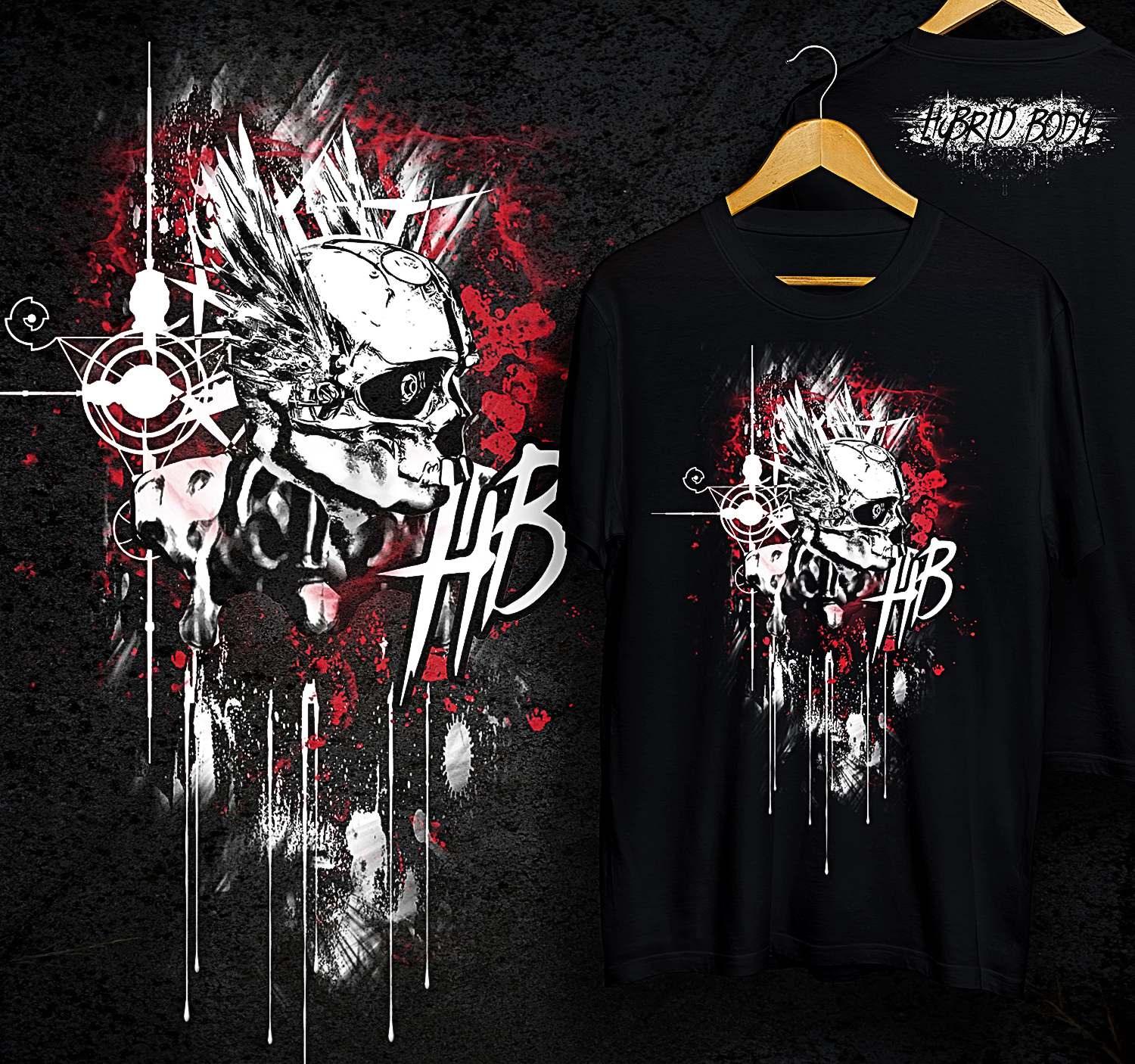 T-shirt Design by Light Hand Design for Hybrid Body | Design #8475715