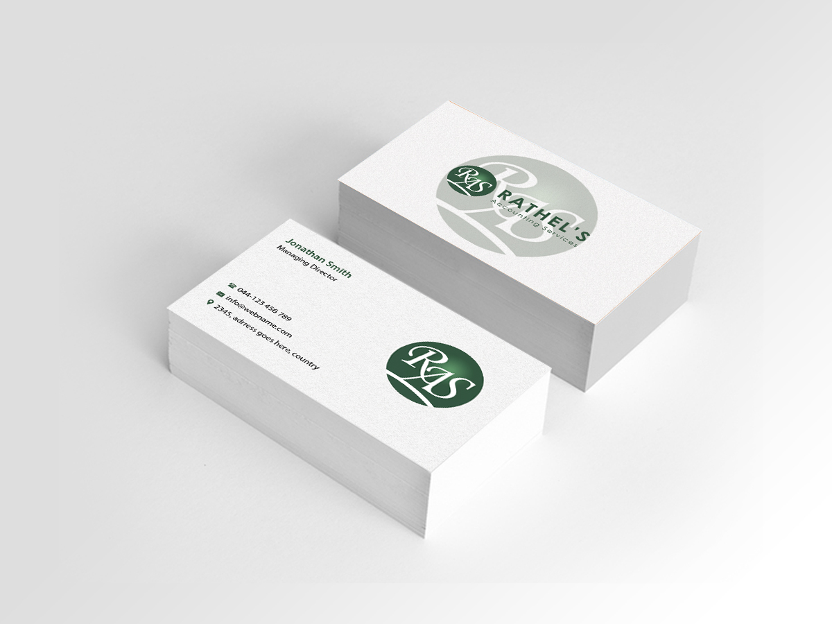 Business Card Design by Creations Box 2015 for Rathel's Accounting Service | Design #8425412