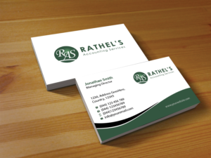 Business Card Design by Creations Box 2015 for Rathel's Accounting Service | Design: #8425413