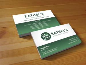 Business Card Design by Creations Box 2015 for Rathel's Accounting Service | Design: #8425453