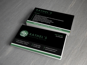 Business Card Design by Creations Box 2015 for Rathel's Accounting Service | Design: #8425456