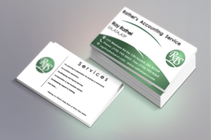 Business Card Design by Nagaty for Rathel's Accounting Service | Design: #8423208