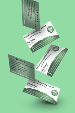 Business Card Design by Nagaty for Rathel's Accounting Service | Design: #8423210