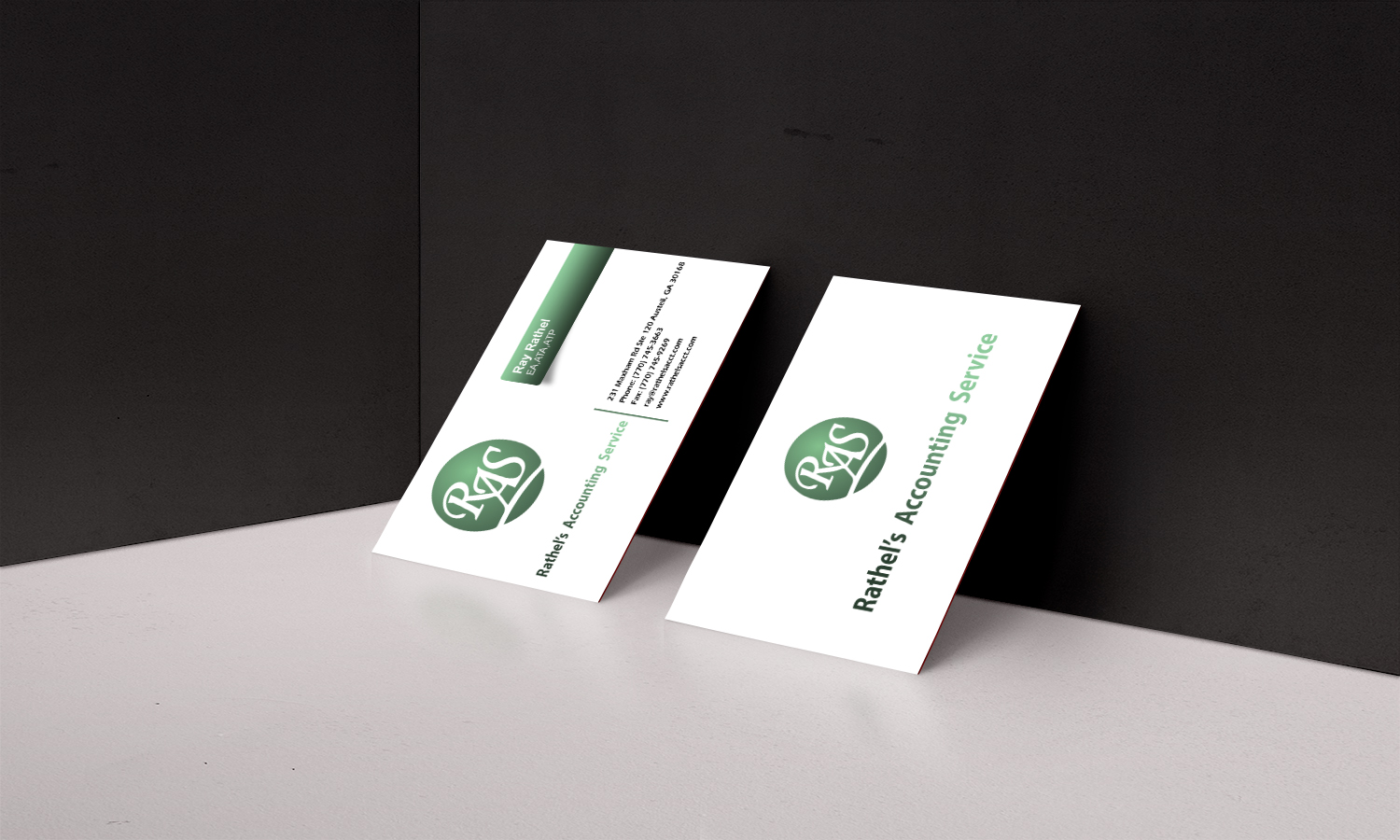 Business Card Design by Nagaty for Rathel's Accounting Service | Design #8423211