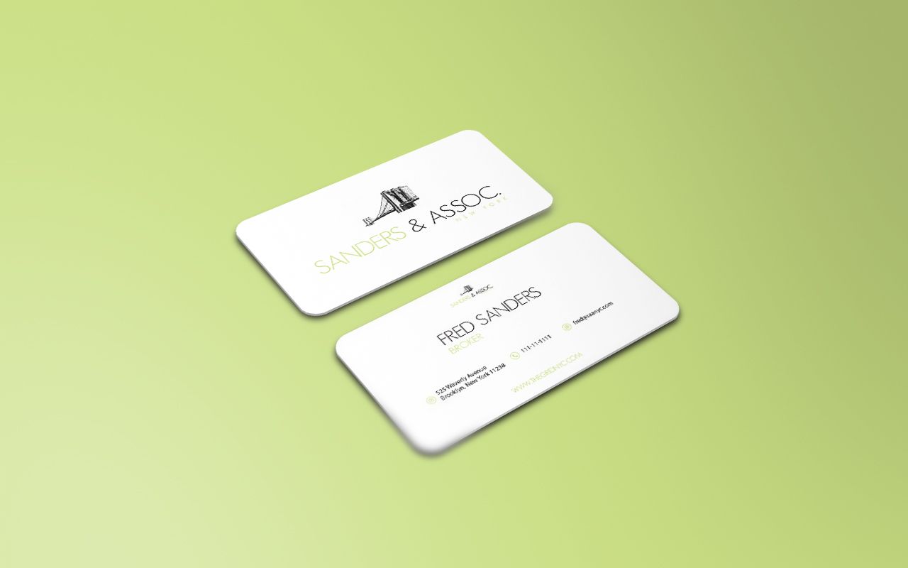 Visitenkarten-Design von Joanna Prajzendanc für sanders & associates | Design #8455881