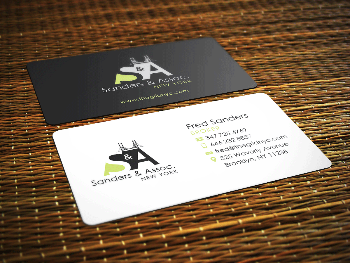 Visitenkarten-Design von Riz' für sanders & associates | Design #8453573