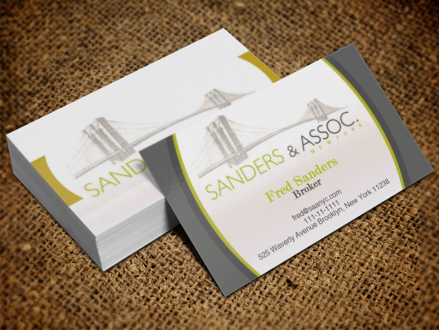 Business Card Design by Lanka Ama for sanders & associates | Design #8420234