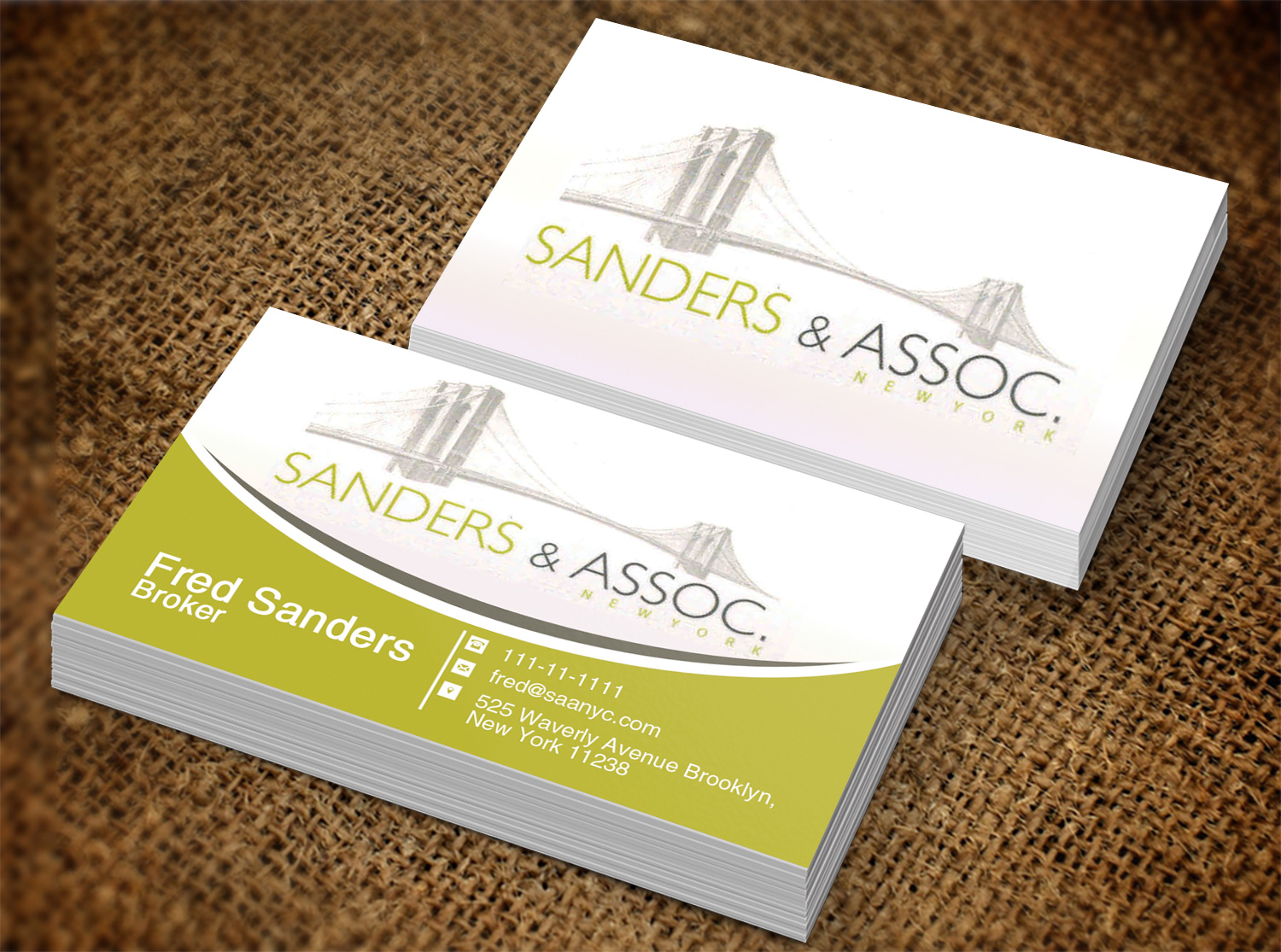 Design de Carte de Visite par Lanka Ama pour sanders & associates | Design #8420235