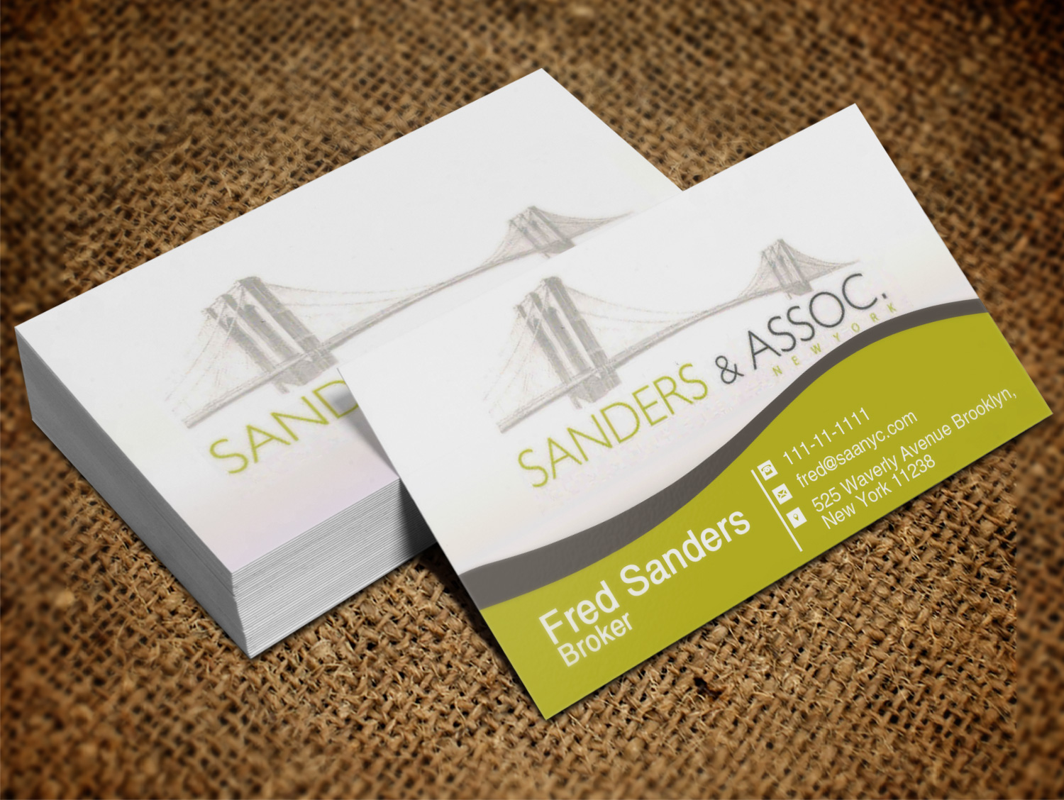Business Card Design by Lanka Ama for sanders & associates | Design #8420237