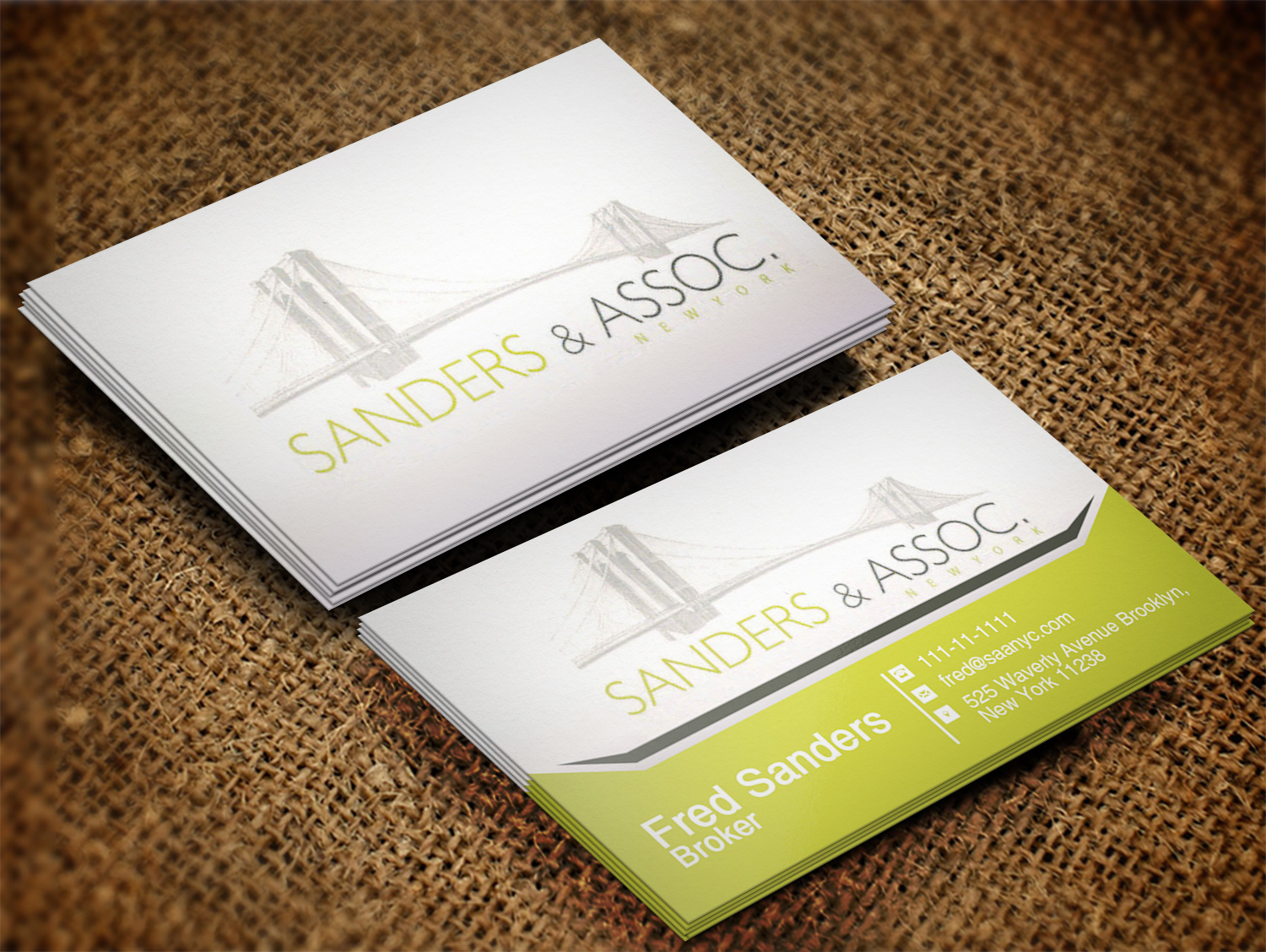 Design de Carte de Visite par Lanka Ama pour sanders & associates | Design #8420240