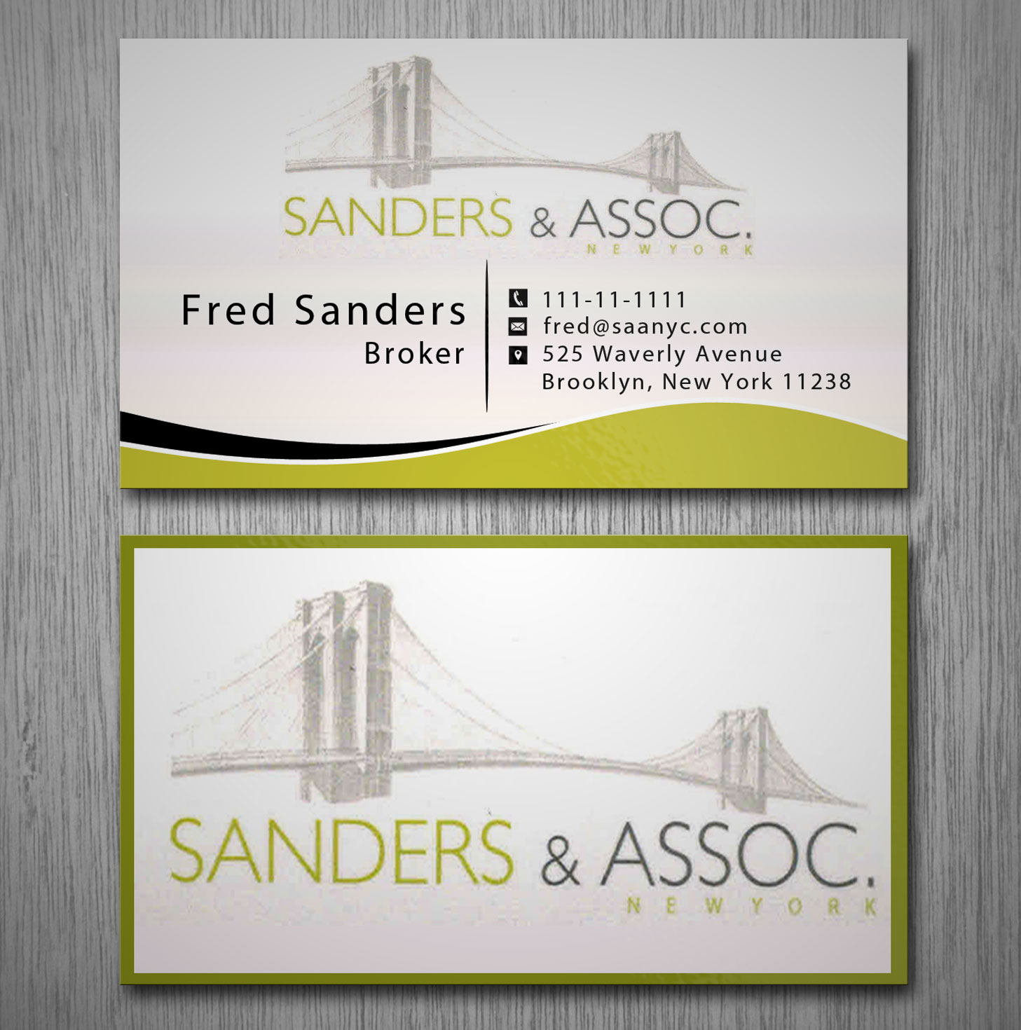 Business Card Design by Lanka Ama for sanders & associates | Design #8420244