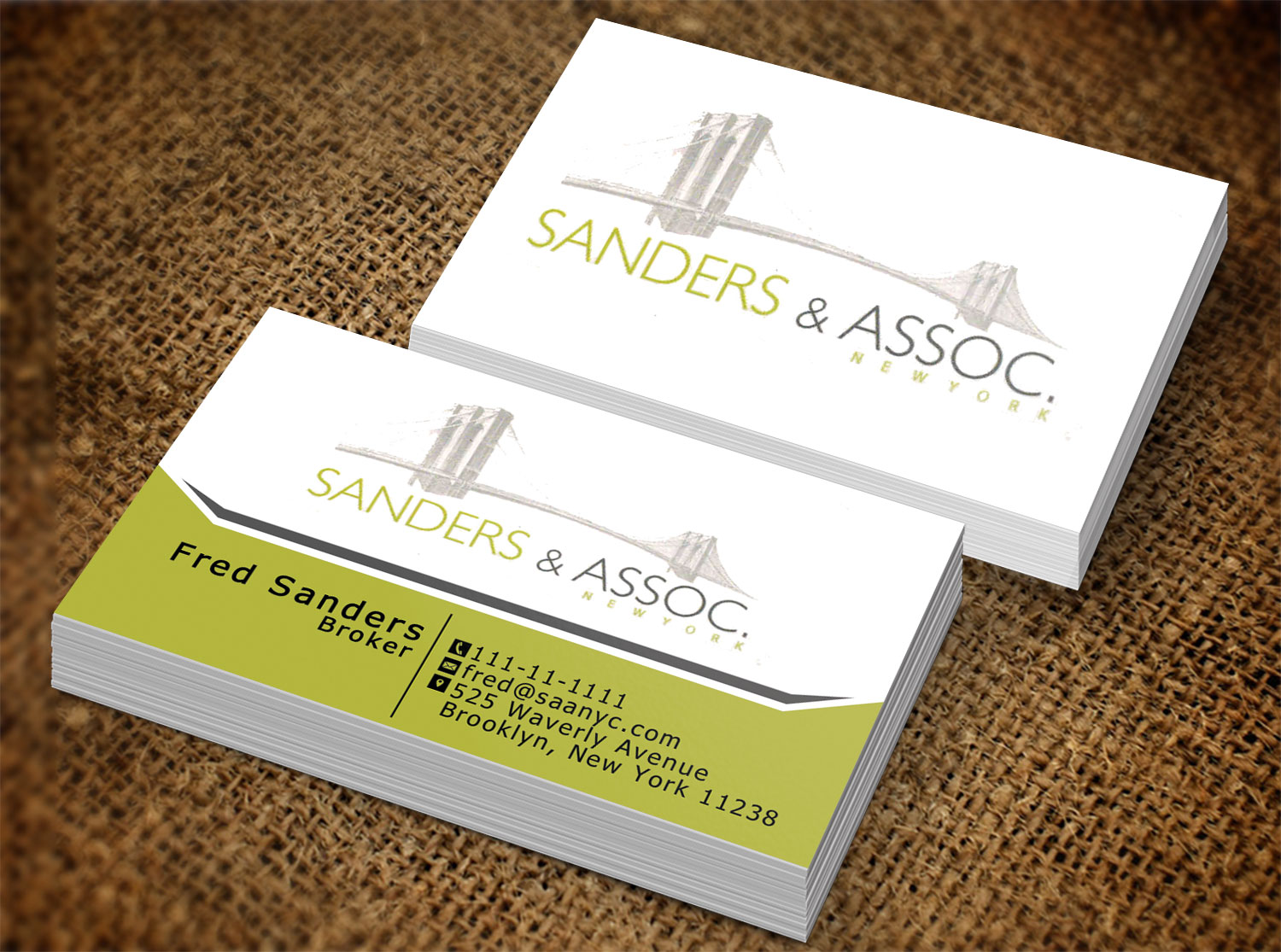 Business Card Design by Lanka Ama for sanders & associates | Design #8420251